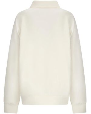 The Row Sudadera De Punto Con Diseño De Polo - Blanco