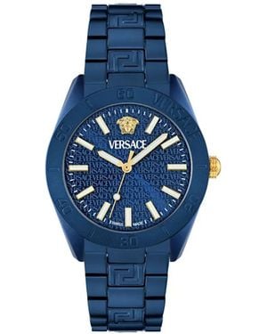 Versace Dome 42Mm - Blau