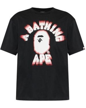 A Bathing Ape Graphic-Print T-Shirt - Black