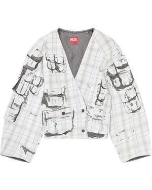 DIESEL Chaqueta Corta De-Talbar-Fsi - Blanco