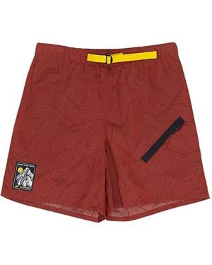Aimé Leon Dore Shorts Con Applicazione Logo - Rosso