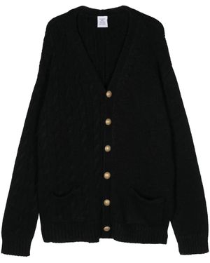 Vetements Split Cardigan - Black