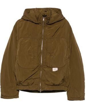 RANRA Hooded Zip-Up Jacket - Green