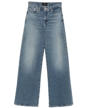 7 For All Mankind Lotta Belt-Loop Pocket Jeans - Blue