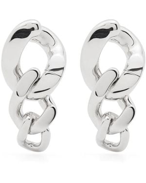Tom Wood Dean Hoops Triple Earrings - White
