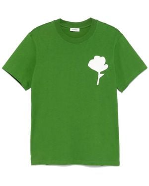 Sandro コットン Tシャツ - グリーン