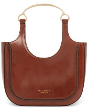 The Bridge Leather Tote Bag - Brown