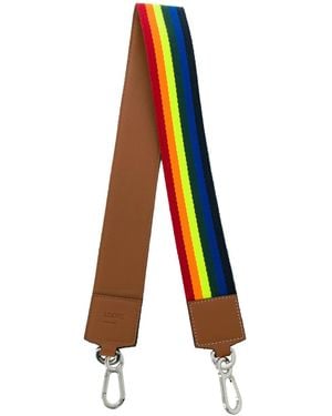 Loewe Striped Bag Strap - White