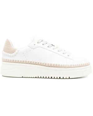 Emporio Armani Zapatillas con plataforma - Blanco