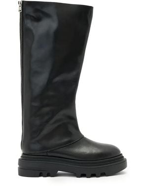 AllSaints Maxie Zip-Fastening Boots - Black