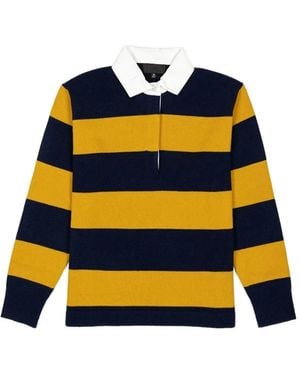 Nili Lotan Gestreifter Pullover Mit Polokragen - Blau