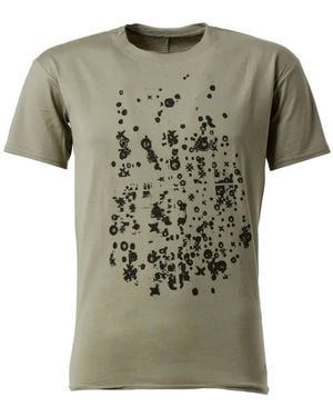 L'éclaireur Abstract Print T-shirt - Green