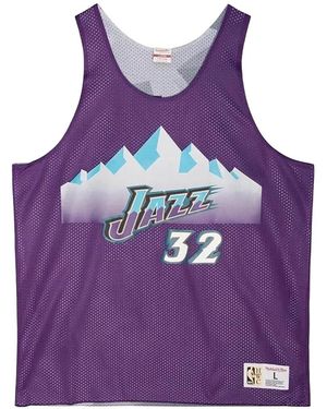 Mitchell & Ness Reversible Mesh Tank Top - Purple