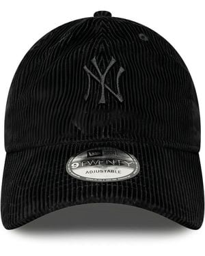 KTZ Casquette 9Twenty New York Yankees Mlb En Velours Côtelé - Black