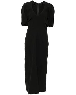 Proenza Schouler Midikleid Mit U-Ausschnitt - Schwarz