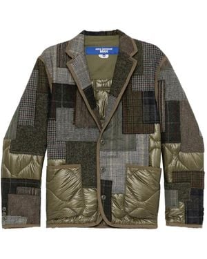 Junya Watanabe Patchwork Quilted Jacket - Green