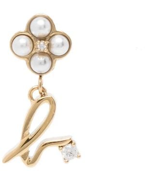 agnès b. Double Bloom Earrings - Metallic