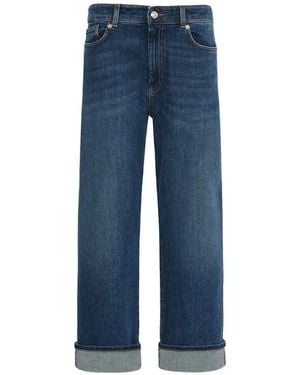 Sportmax Turn-Up Cuff Jeans - Blue