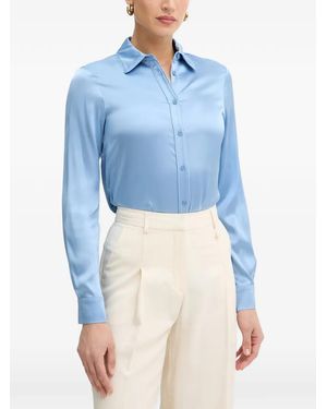 Silvian Heach Camisa Con Cuello Con Botones - Azul