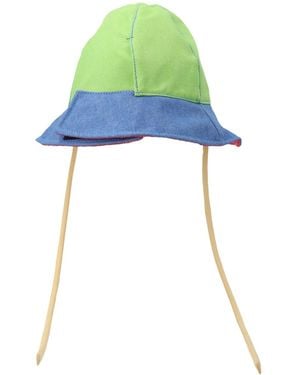 Sunnei Denim Bucket Hat - Blue