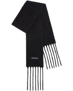 Patou Sciarpa Con Frange - Nero
