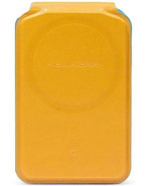 Piquadro Magsafe Leather Wallet - Yellow