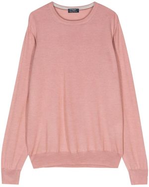 Barba Napoli Fein Gestrickter Pullover - Pink