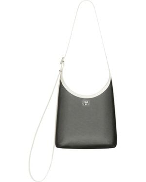 Courreges Kleine Melt Schultertasche - Grau