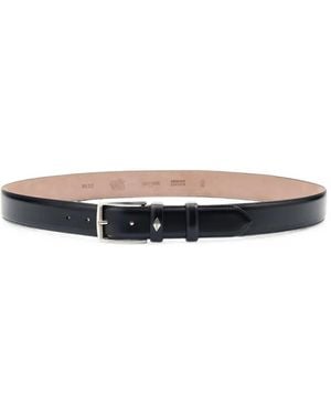 Lottusse Jocker Buckle-Fastening Leather Belt - White