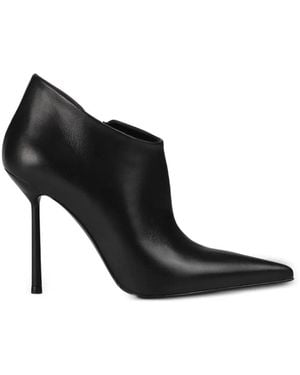 Le Silla Bella Pointed-Toe Ankle Boots - Black