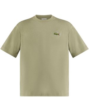 Lacoste T-shirt Met Logopatch - Groen