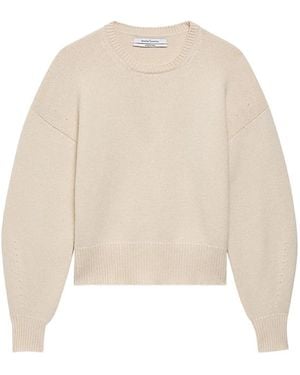 Another Tomorrow Gestrickter Kaschmirpullover - Natur