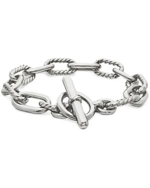 David Yurman Bracciale A Catena Dy Madison Toggle - Metallizzato