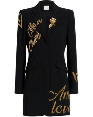 Cinq À Sept Joel Embellished Mini Dress - Black