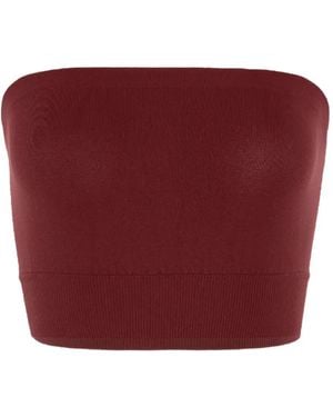 Wolford Bandeau-Top Ohne Nähte - Rot