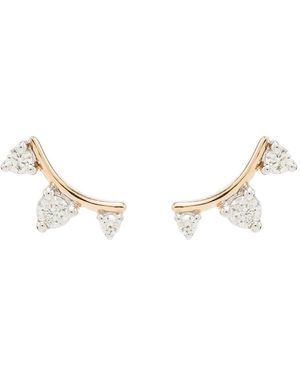 Adina Reyter 3 Diamond Amigos Curve Posts - Natural
