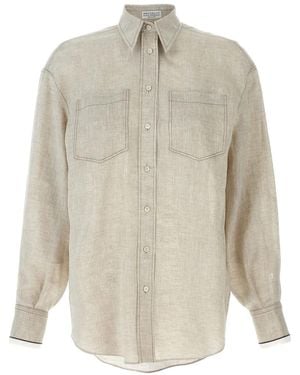 Brunello Cucinelli Shirts - White