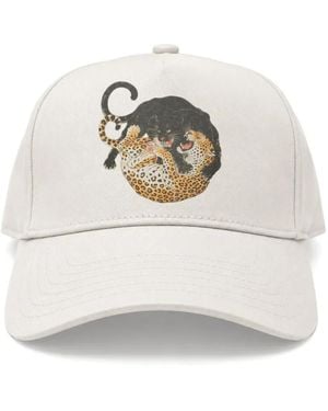 Melt Graphic-Print Cap - White