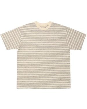 TAIGA TAKAHASHI Lot. 617 Striped T-Shirt - White