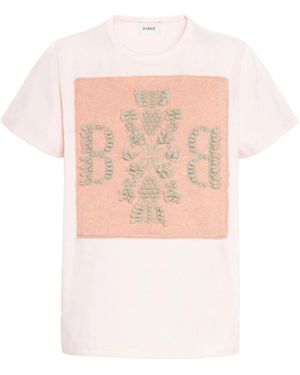 Barrie ロゴ Tシャツ - ピンク