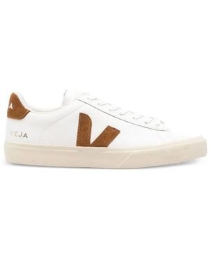 Veja Baskets Campo À Patch Logo - White