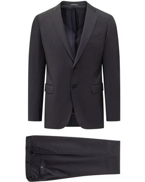 Emporio Armani シングルスーツ - ブルー