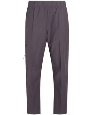 Arc'teryx Bestickte Hose Mit Elastischem Bund - Blau