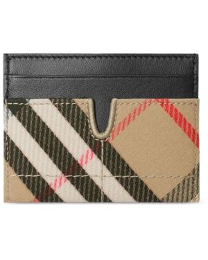 Burberry Check Snip カードケース - ホワイト