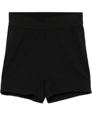 Wardrobe NYC Pantalones Cortos De Talle Alto - Negro