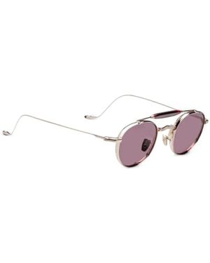 Jacques Marie Mage Round-Frame Sunglasses - Pink