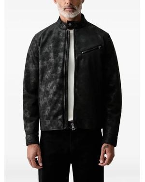 Guess Chaqueta Con Cremallera - Negro