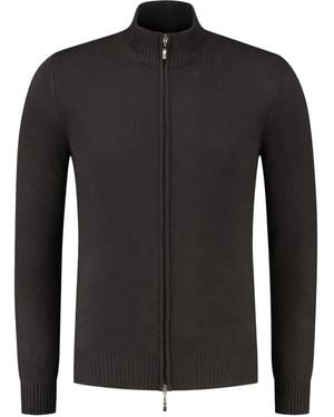 Doriani Cárdigan con cremallera - Negro