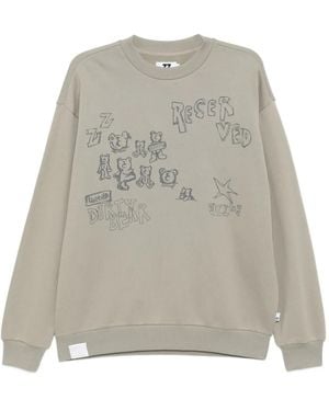 Izzue Printed Sweatshirt - Gray