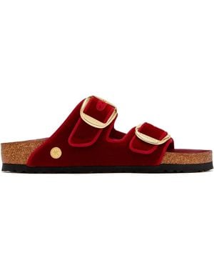 Birkenstock Arizona Big Buckle Strap Sandals - Red
